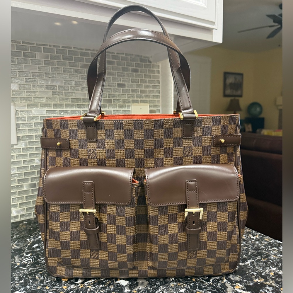 LOUIS VUITTON Damier Uzes Tote MB0023(COA included)